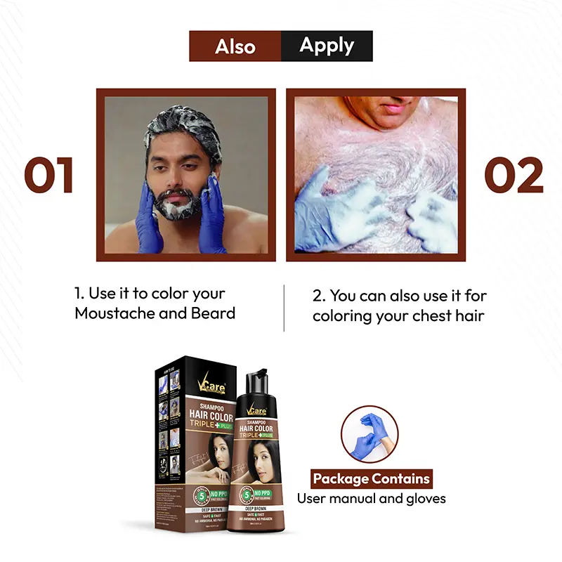 hair color shampoo brown